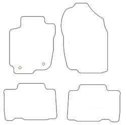 Tappetini per auto Toyota RAV4 IV (anche Hybrid) 2016-12.2018